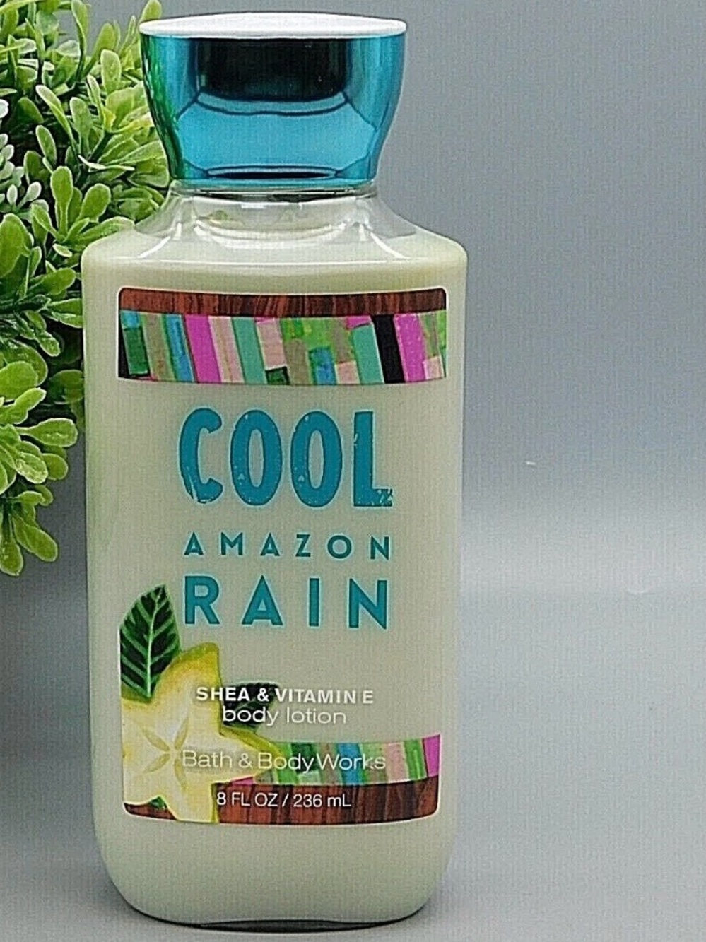 Bath & Body Works Cool Amazon Rain Body Lotion 8 oz New Full Size DISCONTINUED